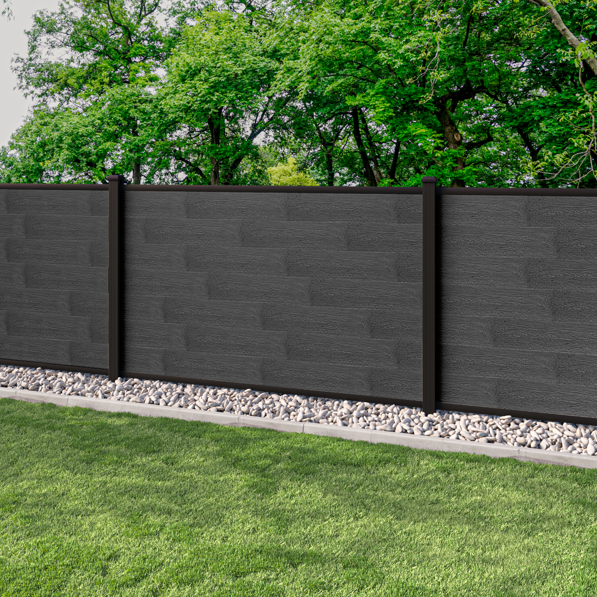 Composite Fence for Aluminium Posts